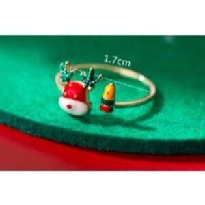 Reindeer Cuff Ring Size 5.25 Adjustable